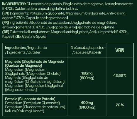 MAGNESIO + POTASIO (SYNSERA)