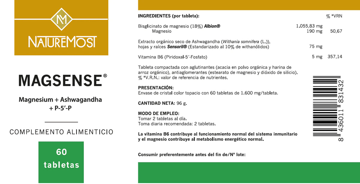 Magsense ® - Magnesio + Ashwagandha