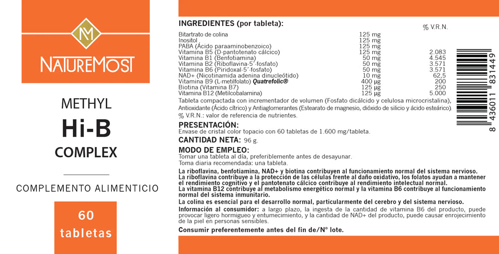 Methyl Hi-B Complex - Vitaminas Complejo B