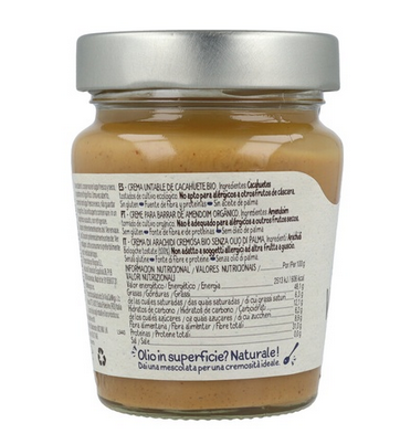 Crema de cacahuete  Bio 227gr