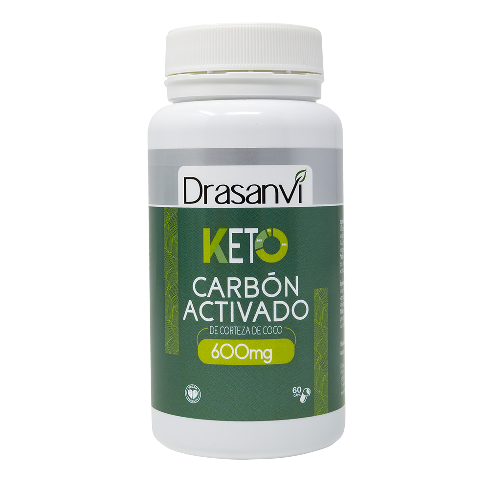 Carbón Vegetal 60 Cápsulas Keto Drasanvi