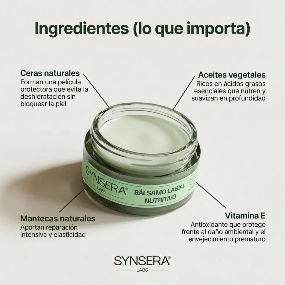 BÁLSAMO LABIAL 100% NATURAL