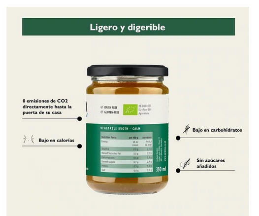 CALDO VEGETAL CALMA - 100% BIO