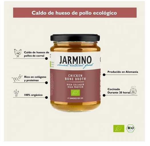 CALDO DE HUESOS DE POLLO - 100% BIO